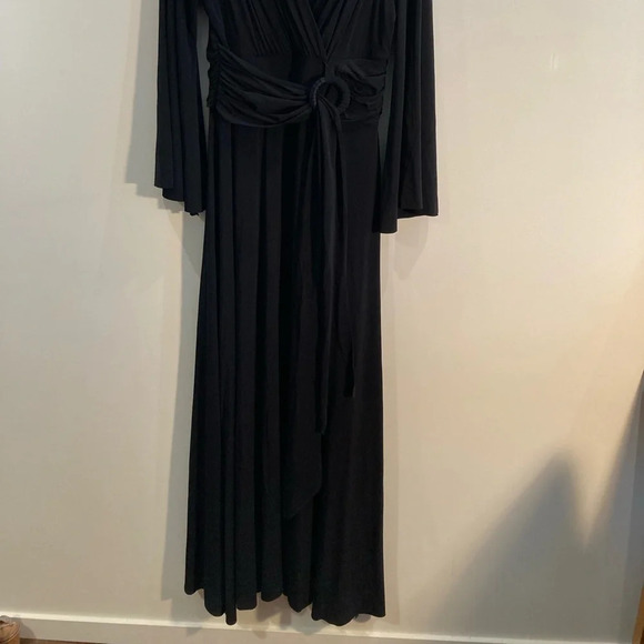 NOUGAT of LONDON Sz 5 (US 12-14) Evening Wedding Party  70s Inspired Dress - Picture 2 of 10